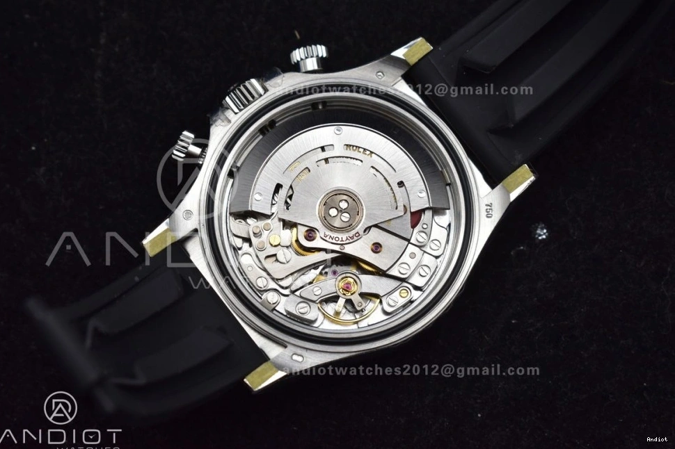 Daytona Dial DD4130 Steel Best Edition 904L 116519 VSF flex Strap on 1:1 Gray Oyster 0126